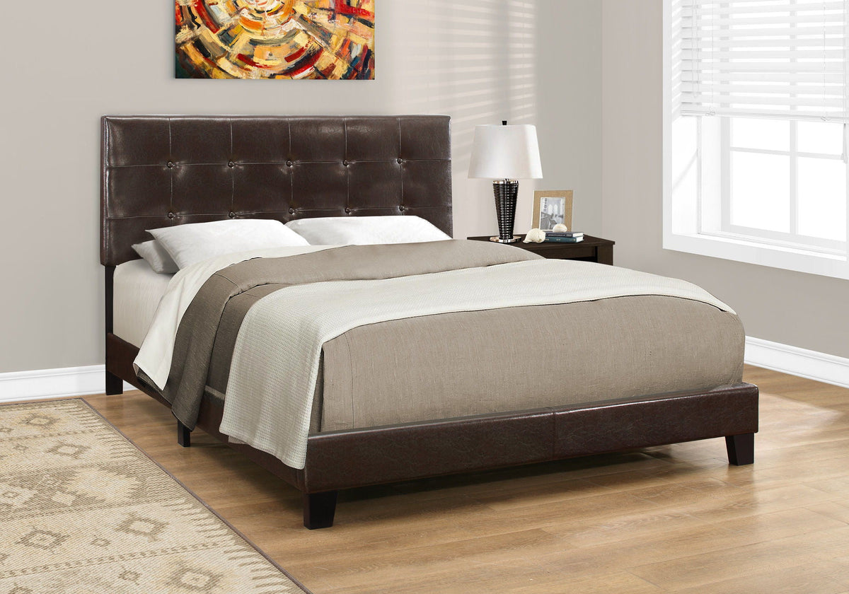 Transitional Upholstered Bed Frame, photo 10 of 40