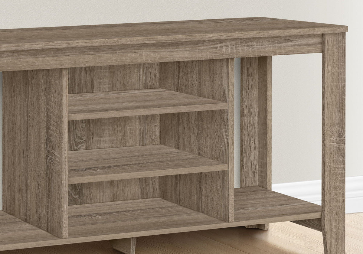 TV Stand, Console, Media Entertainment Center, Versatile Storage Shelves, photo 5 of 8