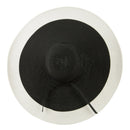 8 Inch Flat Wide Brim Hat With Self-tie