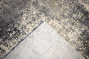 Gray Modern Abstract Handwoven Wool And Viscose Area Rug 8x10