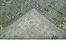 Tree of life Hand Knotted Silver, Ivory and Beige Traditional Vintage Style Custom Made Wool Rug