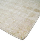 8x10, 9x12 and 10x14 Hand Knotted Ivory and Beige Modern Abstract Contemporary Recycled Silk Area Rug | OP14
