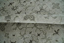 8x10, 9x12 and 10x14 Hand Knotted Wool Blend Silver and Brown Area Rug  | EMP7