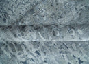 8x10 Abstract Pattern Hand knotted Silver and Blue modern Bamboo Silk Area Rug by The Rug Decor