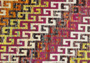 Recycled Silk Hand Knotted Area Rug 8x10 - Multicolor Southwestern Tribal