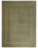 Wool Area Rug Hand Knotted Persian Traditional - Camel And Brown