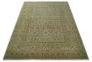 Wool Area Rug Hand Knotted Persian Traditional - Camel And Brown