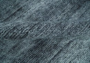 8x10 Charcoal and Silver Blended Hand knotted Bamboo Silk Area Rug by The Rug Decor