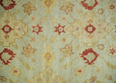 Beige and Rust Traditional Vintage Hand Knotted Wool Area Rug 8x10 Persian
