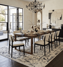 Beige and Black Hand-Knotted Traditional Persian Wool Rug 8x10