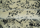 Beige and Black Hand-Knotted Traditional Persian Wool Rug 8x10