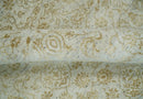 Beige and Gold Hand-Knotted Persian Traditional Area Rug 8x10