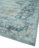 8x10 Gray, Beige and Brown Traditional Vintage Style Hand Tufted Art Silk Area Rug by The Rug Decor