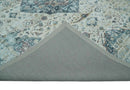 8x10 Gray, Beige and Brown Traditional Vintage Style Hand Tufted Art Silk Area Rug by The Rug Decor