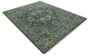 Hand Knotted Ivory, and Shades of Gray Traditional Custom made wool rug by The Rug Decor