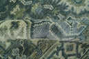 Hand Knotted Ivory, and Shades of Gray Traditional Custom made wool rug by The Rug Decor