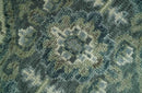 Hand Knotted Ivory, and Shades of Gray Traditional Custom made wool rug by The Rug Decor