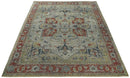 Beige and Brown Wool Area Rug - Traditional Heriz Distressed by The Rug Decor