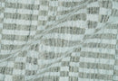 Handwoven Wool Ivory Brown Scandinavian Trellis Area Rug 8x10