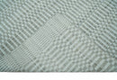 Handwoven Wool Ivory Brown Scandinavian Trellis Area Rug 8x10