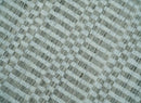 Handwoven Wool Ivory Brown Scandinavian Trellis Area Rug 8x10