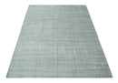 Hand Woven Blended Wool Scandinavian Area Rug 8x10 Flatwoven