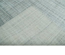 Hand Woven Blended Wool Scandinavian Area Rug 8x10 Flatwoven