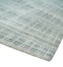 8x10 Hand Made Shaded Scandinavian White, Camel and Gray Blended Wool Flatwoven Area Rug | KE25