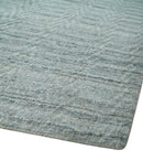 Silver Gray Brown Scandinavian Wool Area Rug 8x10 - Flatwoven