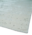 8x10 Ivory and Brown Modern Abstract Handmade Viscose Area Rug by The Rug Decor