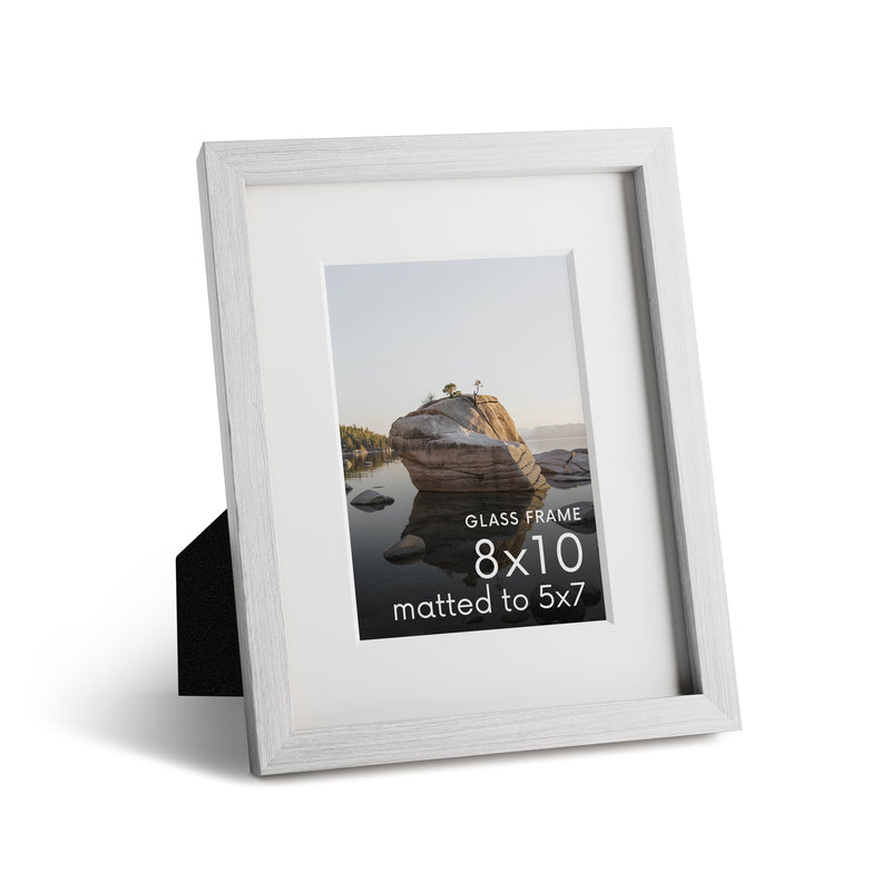 Standalone Glass Oak Wood Frames