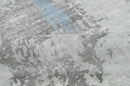 8x10 Rug, Abstract Blue and Gray Rug made with Viscose Art Silk, Living, Dinning and Bedroom Rug | TRD0090AR810
