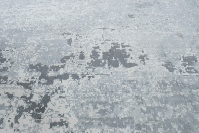 8x10 Rug, Abstract Blue and Green Rug made with Viscose Art Silk, Living, Dinning and Bedroom Rug | TRD0011QT810