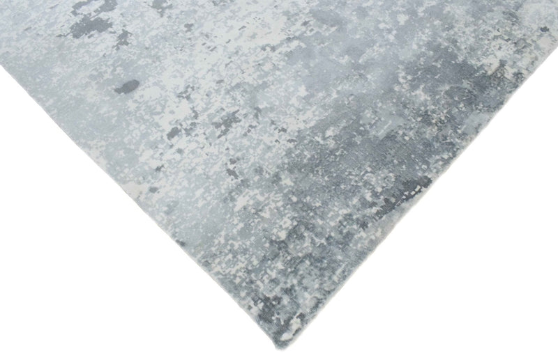 8x10 Rug, Abstract Blue and Green Rug made with Viscose Art Silk, Living, Dinning and Bedroom Rug | TRD0011QT810