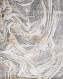 8x10 Rug, Bronze and Gray Rug, One of a Kind Rug