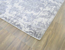 Ivory Hand Loom Modern Wool Area Rug 8x10 Neutral Sophisticated
