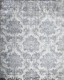 Ivory Hand Loom Modern Wool Area Rug 8x10 Neutral Sophisticated