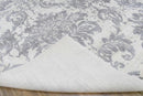 Ivory Hand Loom Modern Wool Area Rug 8x10 Neutral Sophisticated