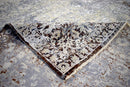 Gray and Brown Traditional Wool Blend Area Rug 8x10 - Hand Knotted