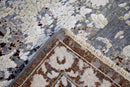 Gray and Brown Traditional Wool Blend Area Rug 8x10 - Hand Knotted