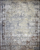 Gray and Brown Traditional Wool Blend Area Rug 8x10 - Hand Knotted