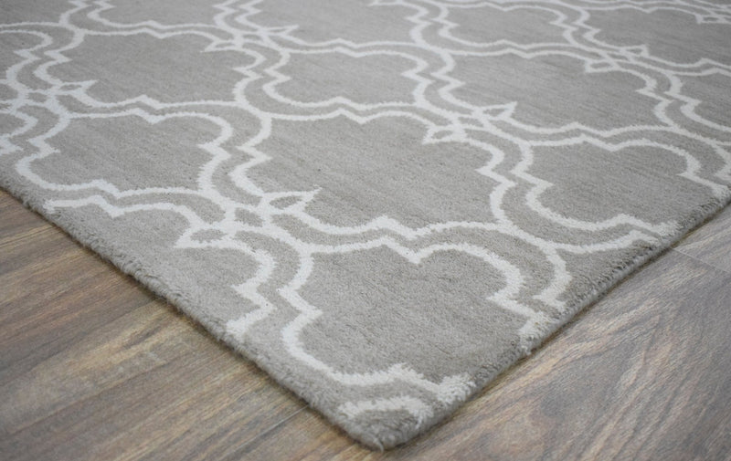 8'x10' Rug | Modern Hand Made Indian Wool Area Rug | The Rug Decor | TRD1006810