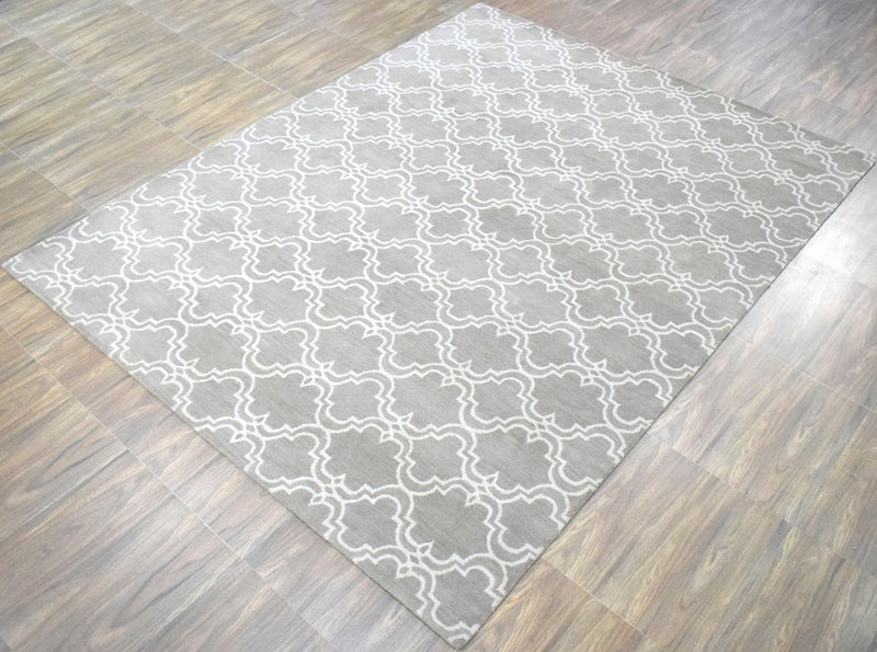 8'x10' Rug | Modern Hand Made Indian Wool Area Rug | The Rug Decor | TRD1006810