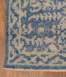 8x10 Blue and Gray Rug | Vintage Traditional Argentina Wool Area Rug Living, Bedroom, Dinning Room Rug | TRD1829810