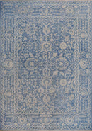 8x10 Blue and Gray Rug | Vintage Traditional Argentina Wool Area Rug Living, Bedroom, Dinning Room Rug | TRD1829810
