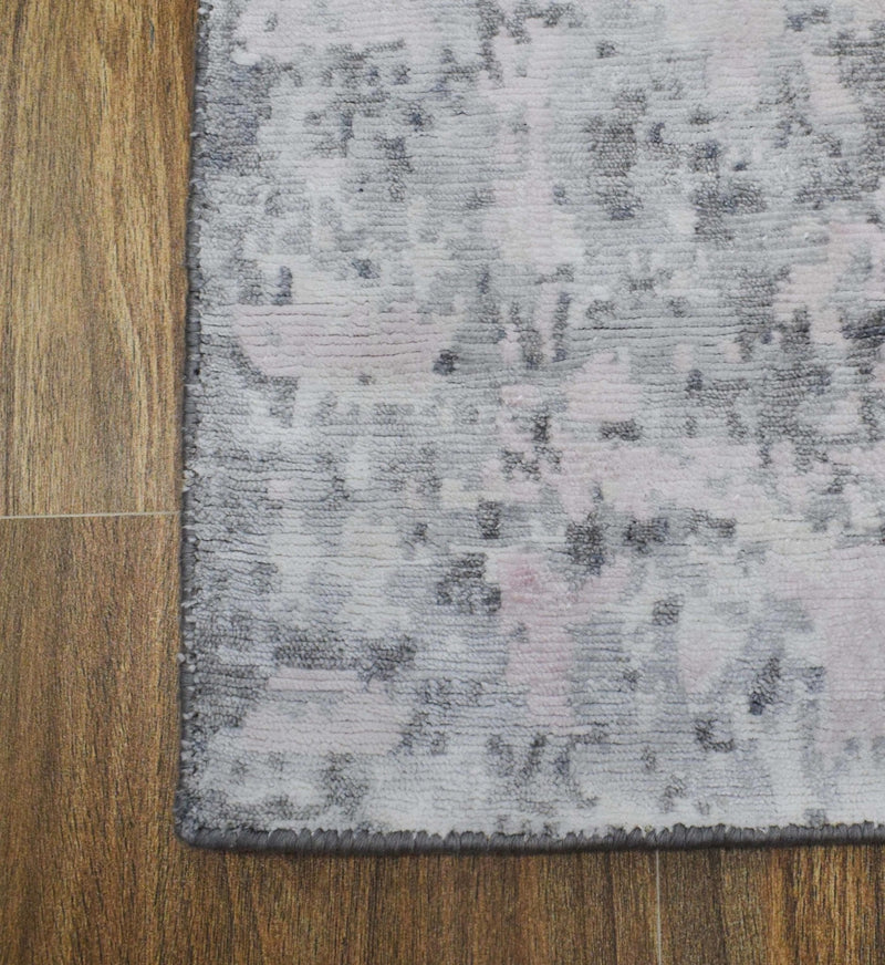 8x10 Rug | Modern Handmade Bamboo Silk Area Rug | TRD1695810