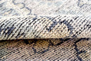 Silver Charcoal Wool Area Rug 8x10 - Hand Knotted Traditional
