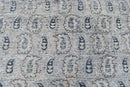 Silver Traditional Style Hand Knotted 8x10 Wool Area Rug