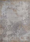 Brown Traditional Style Hand Knotted Wool 8x10 Area Rug