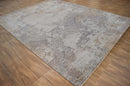 8x10 Rug | Modern Handmade Wool blended viscose Area Rug | TRD1634810